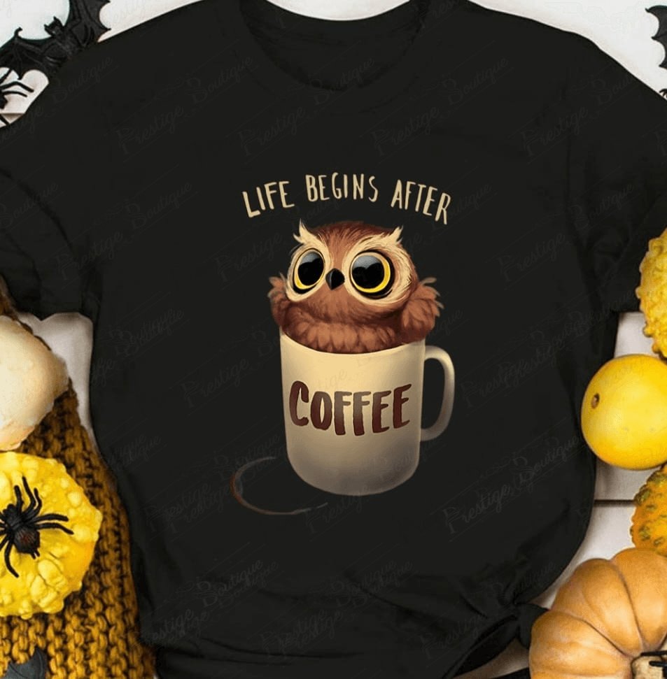 Tricou feminin BUFNITA COFFEE NEGRU