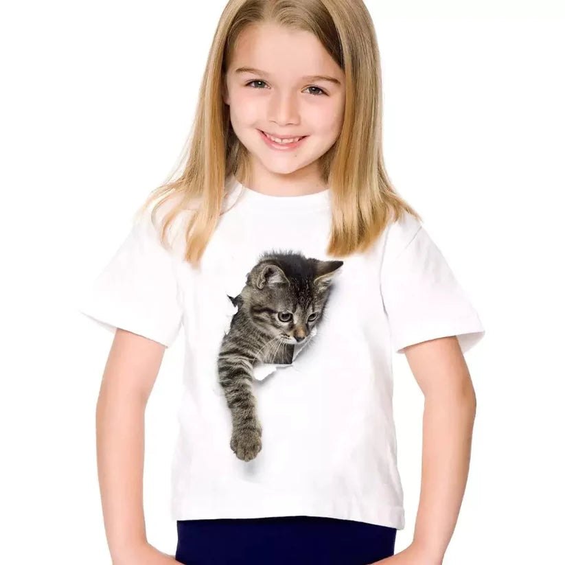 Tricou copii alb TEST 7