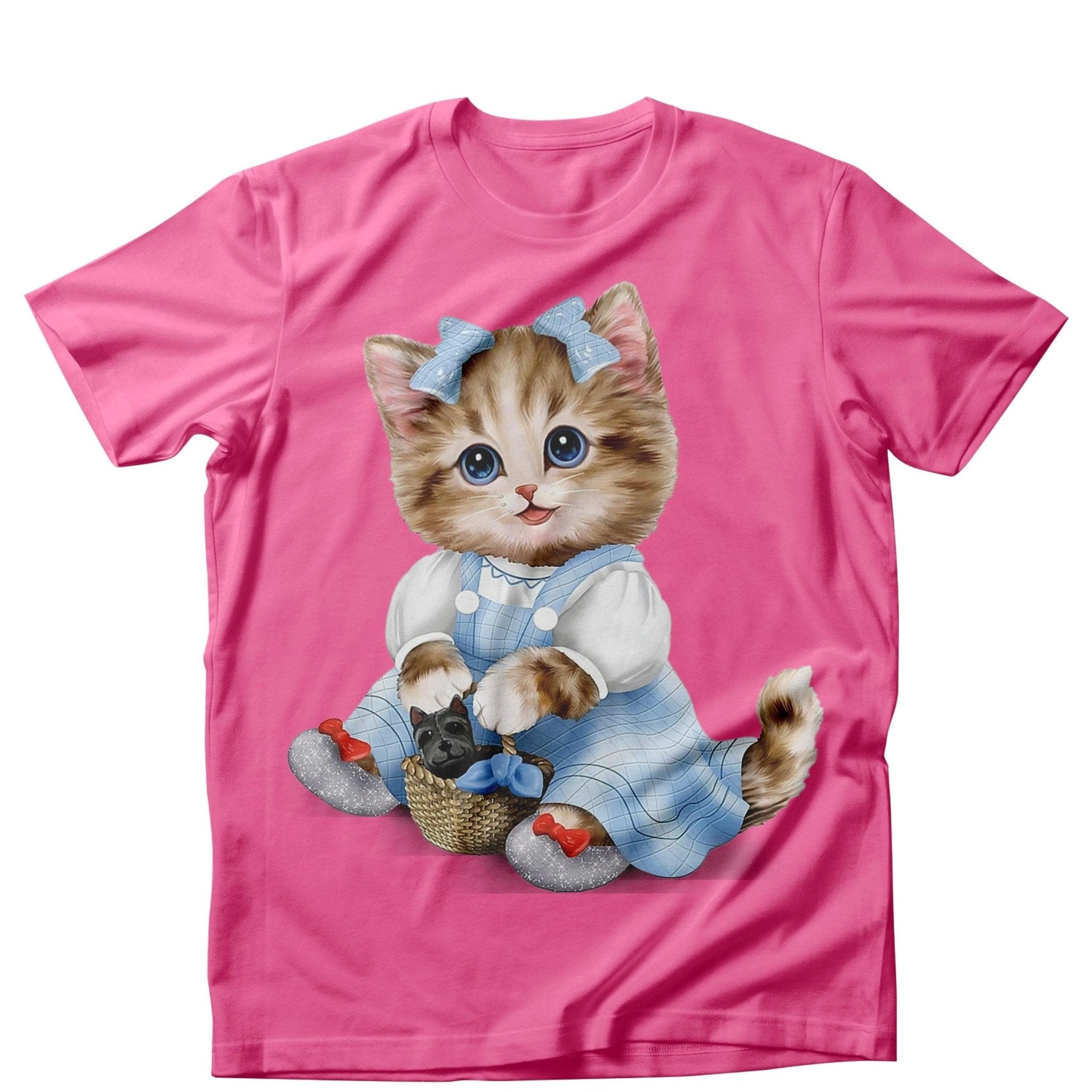 Tricou feminin PISICA IN ROCHITA ROZ