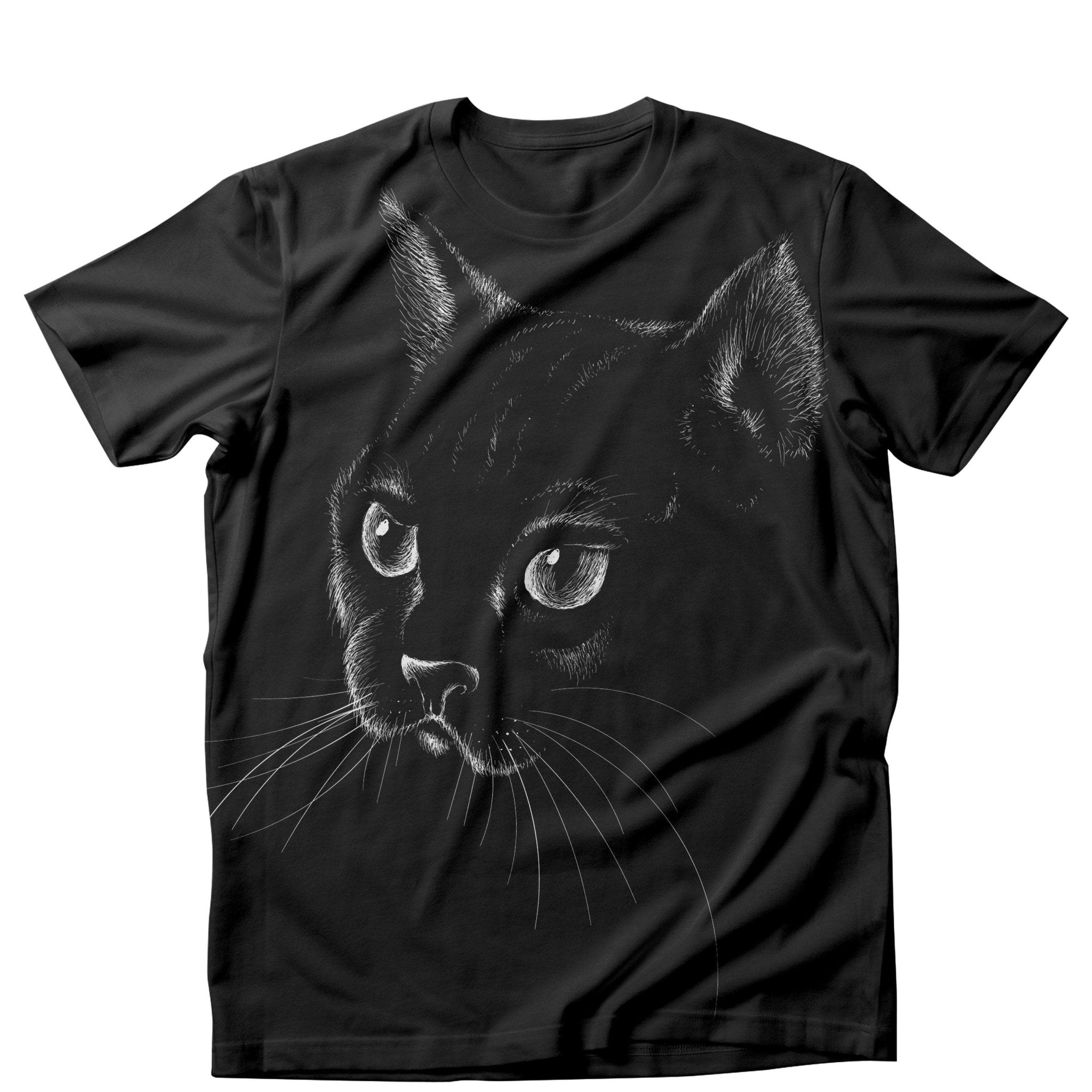 Tricou masculin PISICA NEAGRA NEGRU